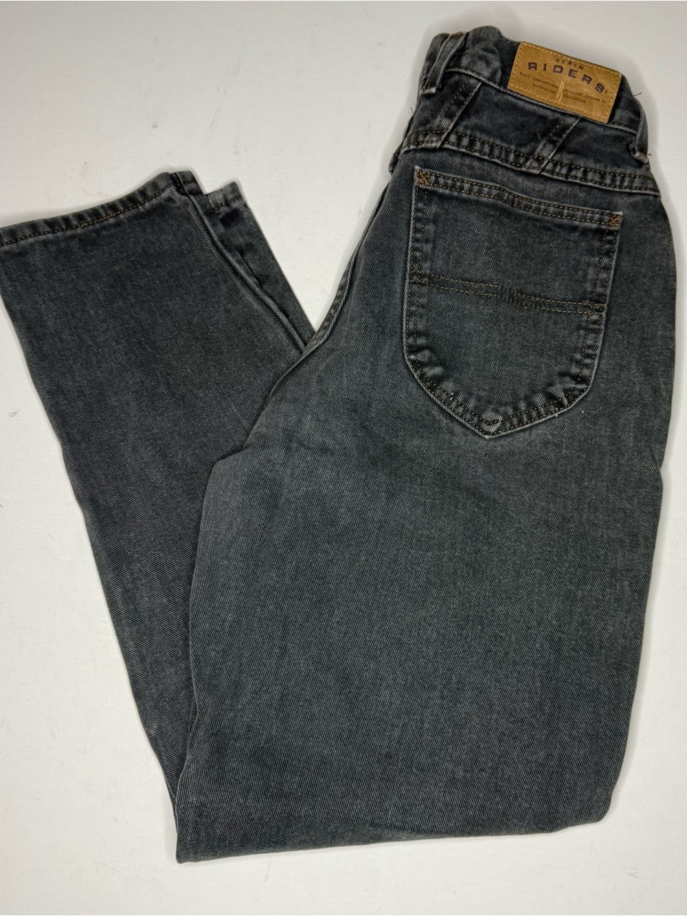 Riders by Lee Men's Washed Black Straight Jeans